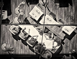 People in the street